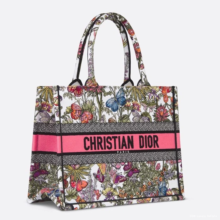 Cheap Millefiori White Dior Mexico Tote Motif Book Canvas Pink 0817 Luxury